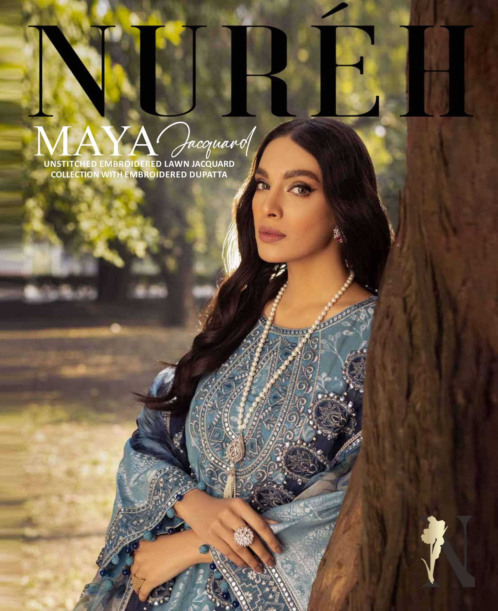 Nureh Maya Lawn Jacquard